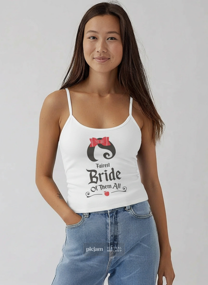 Bachelorette Party Shirts | Snow Bride and the Seven Bridesmaids | Fitted Tanks